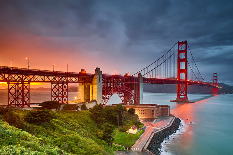 Cầu cổng vàng ở San Francisco